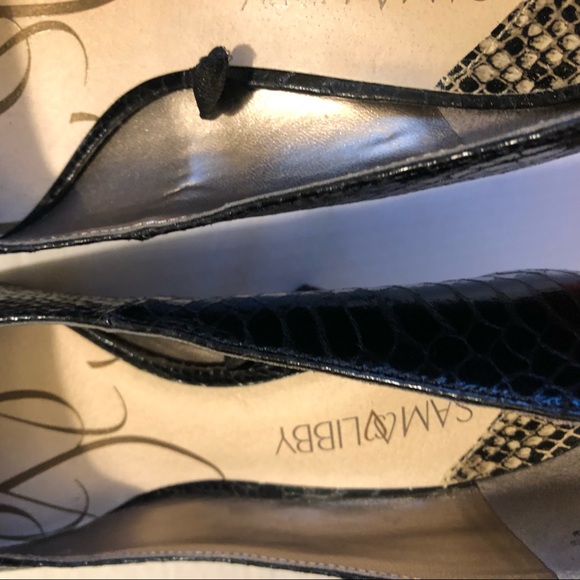 Sam& Libby libby snakeskin print heels size 8 1/2 - Picture 2 of 11